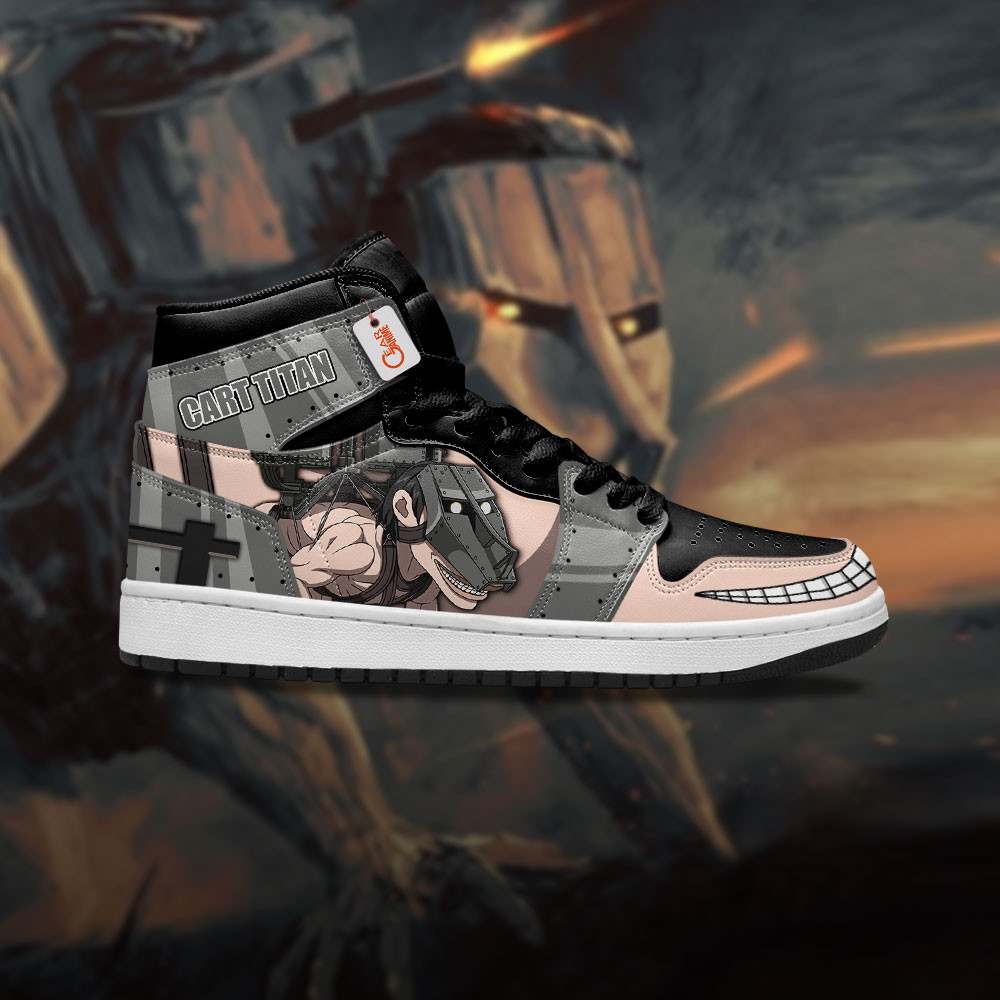 Cart Titan High-Top Leather Sneakers Custom Name