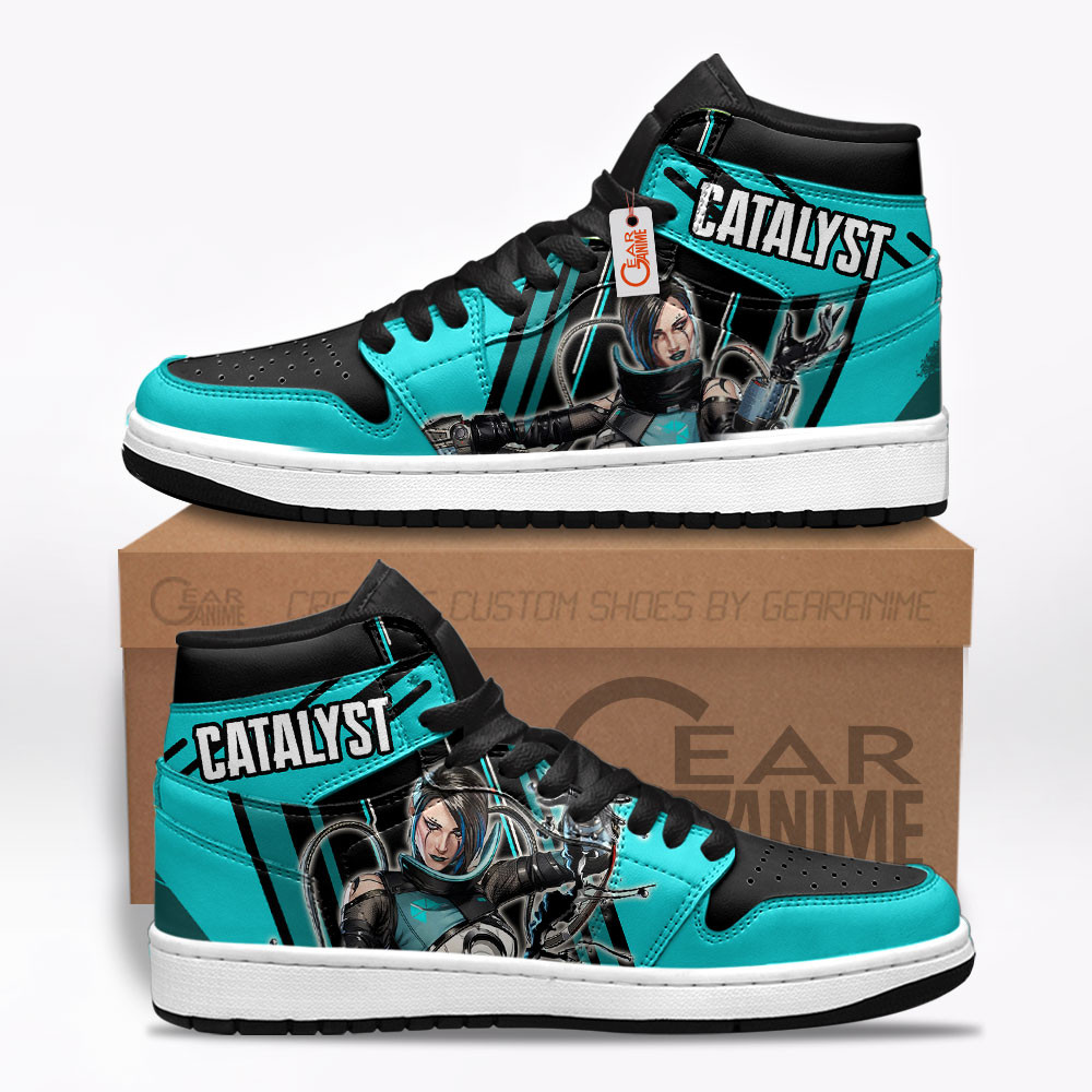 Catalyst Custom Gaming High-Top Leather Sneakers Game Apex Legends Shoes