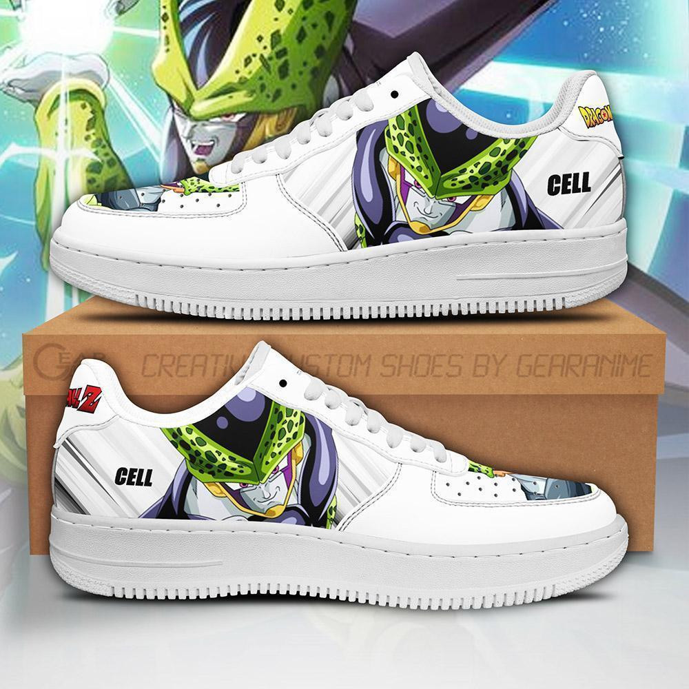 Cell Custom Anime Low-Top Leather Sneakers