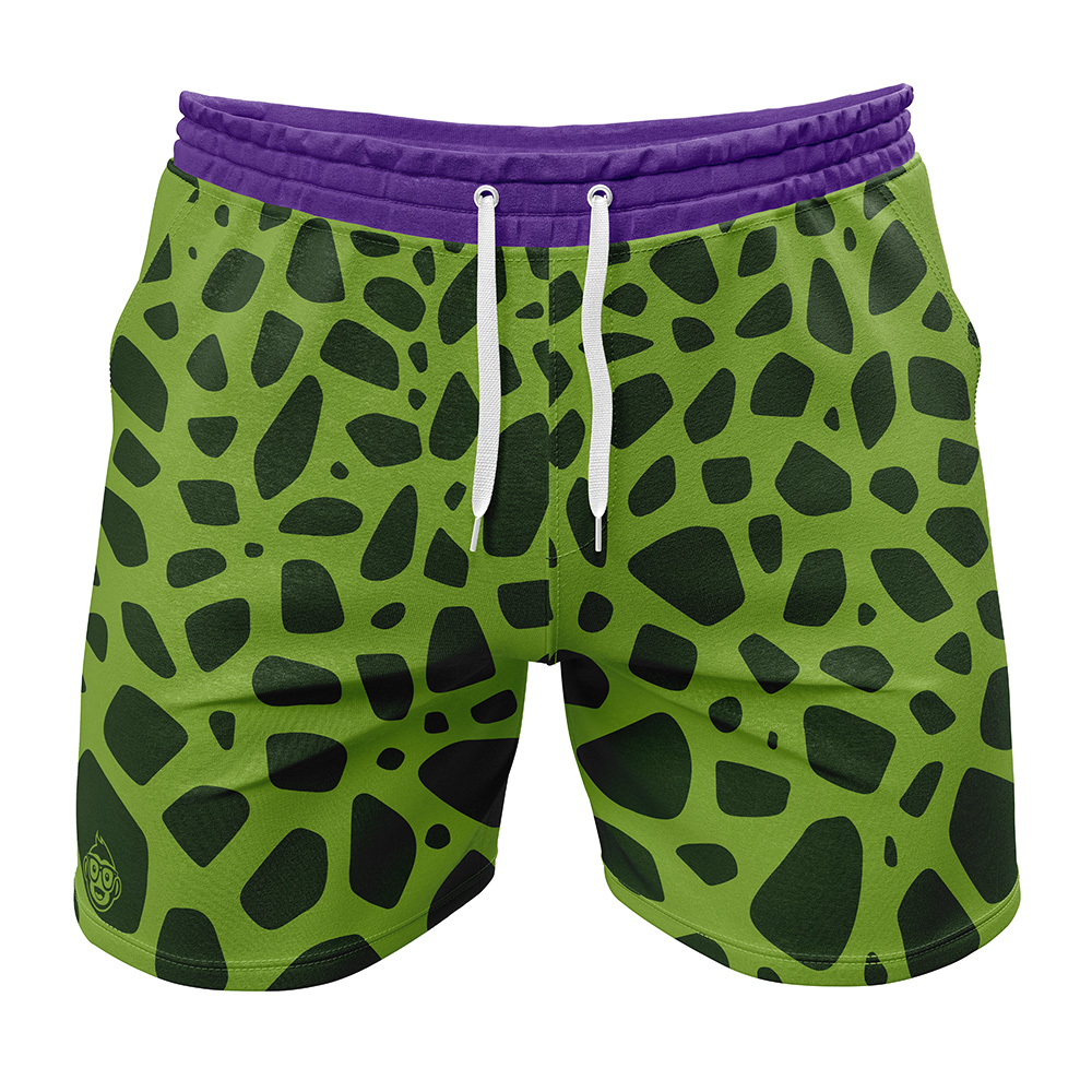 Cell Dragon Ball Z Gym Shorts