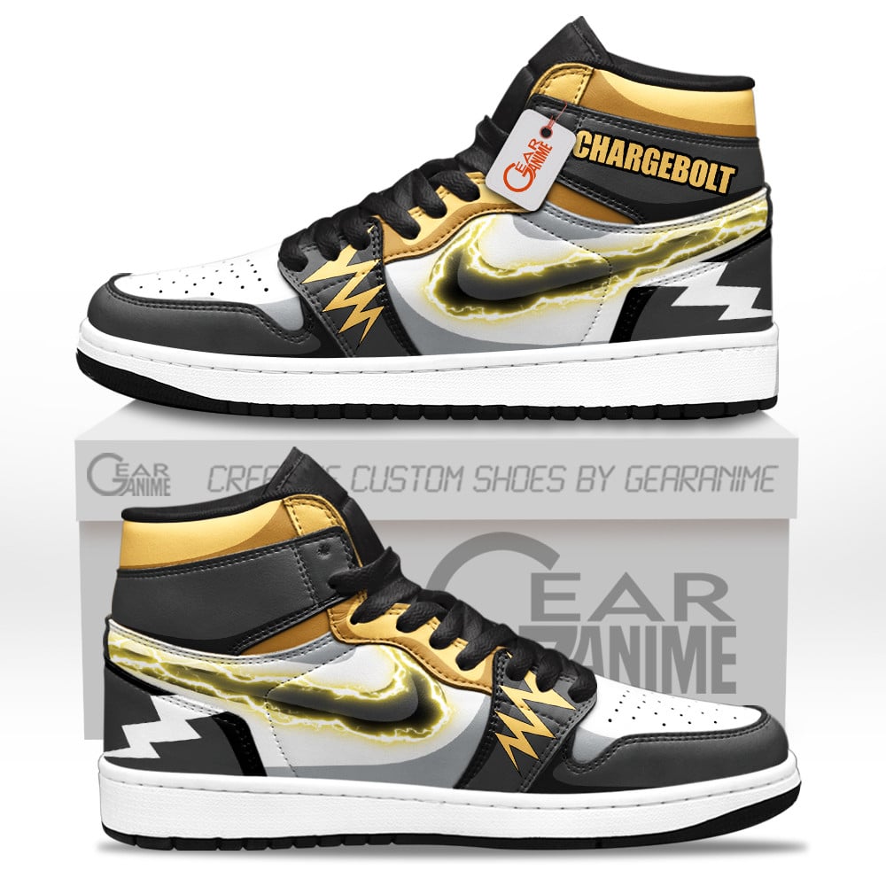 Chargebolt High-Top Leather Sneakers Custom Name