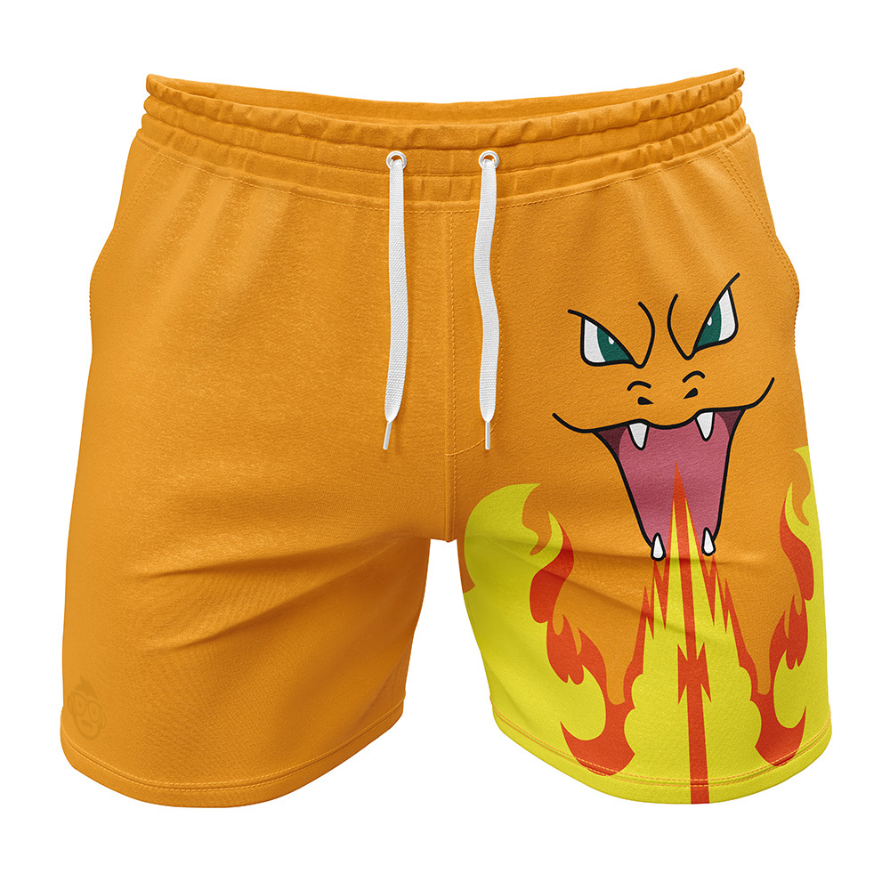 Charizard Face Pokemon Gym Shorts