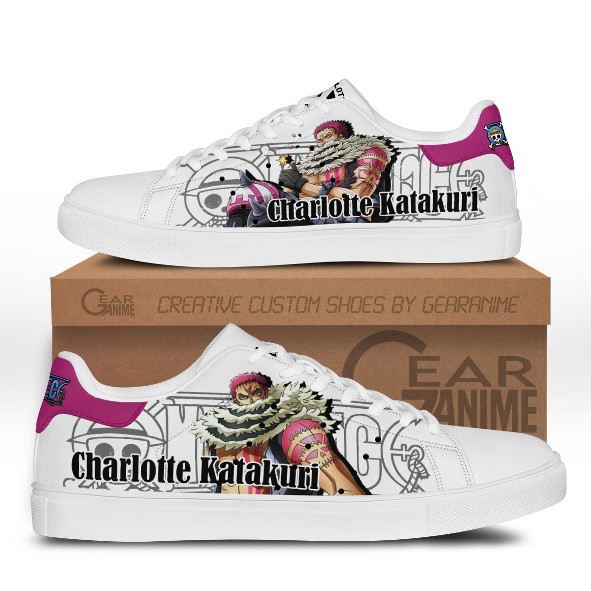Charlotte Katakuri Custom Anime Classic Court Shoes