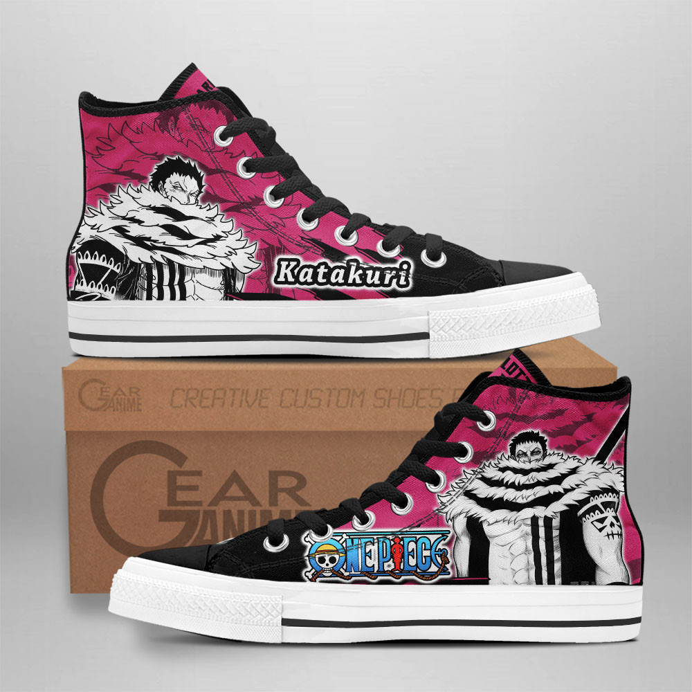 Charlotte Katakuri Custom Anime High-Top Canvas Shoes