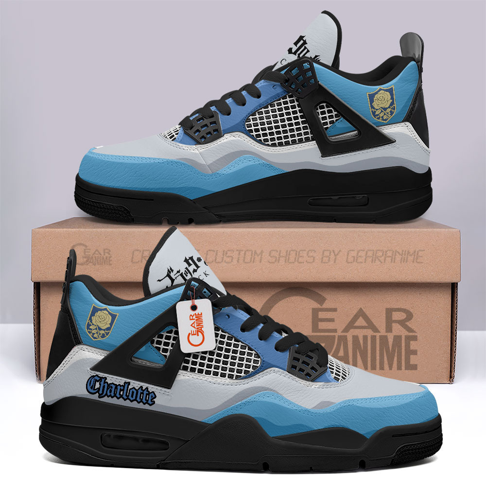 Charlotte Roselei Retro 4 Leather Sneakers Custom Name