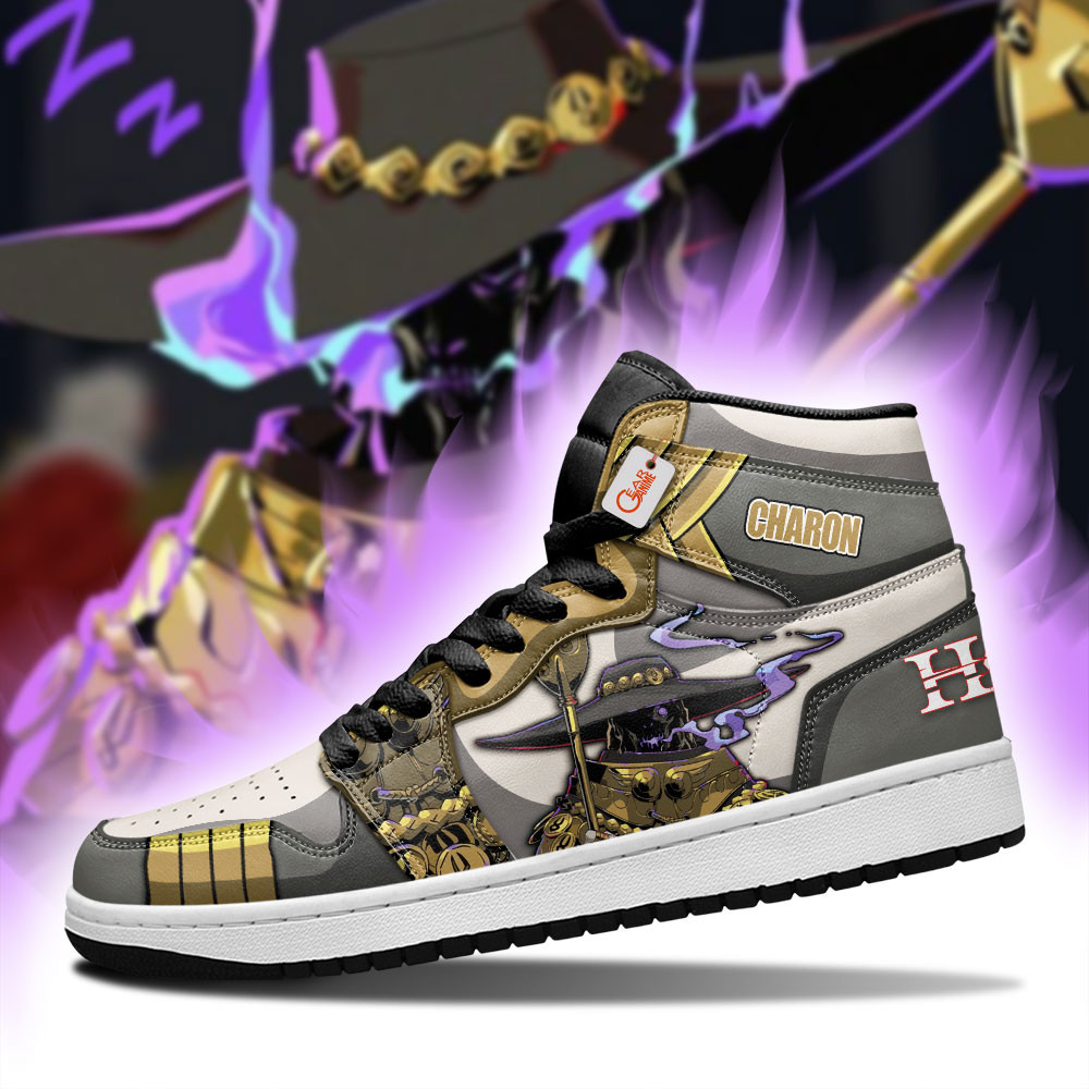 Charon Son Of Nyx Custom Gaming High-Top Leather Sneakers Games Hades Custom Name