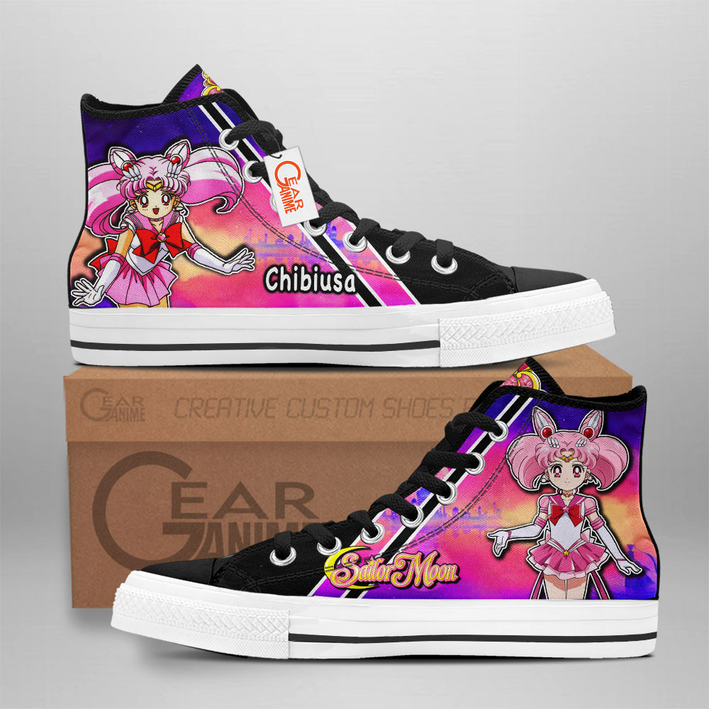 Chibiusa Custom Anime High-Top Canvas Shoes NTT090
