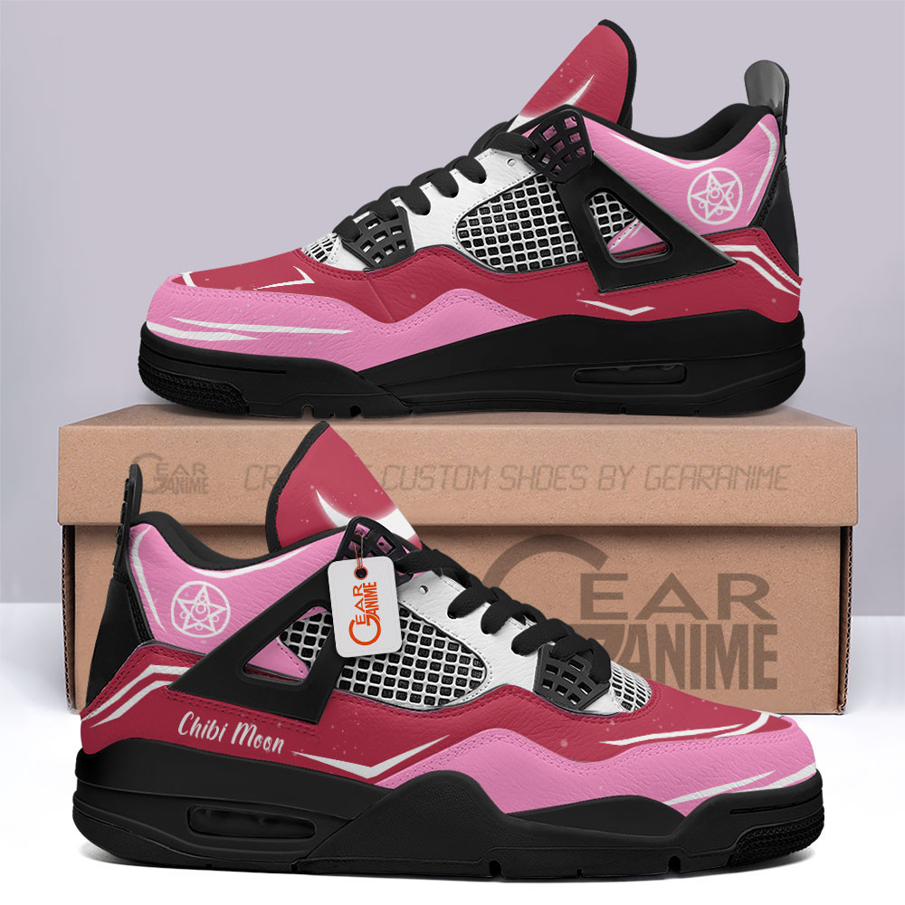 Chibiusa Retro 4 Leather Sneakers Custom Name MV1304