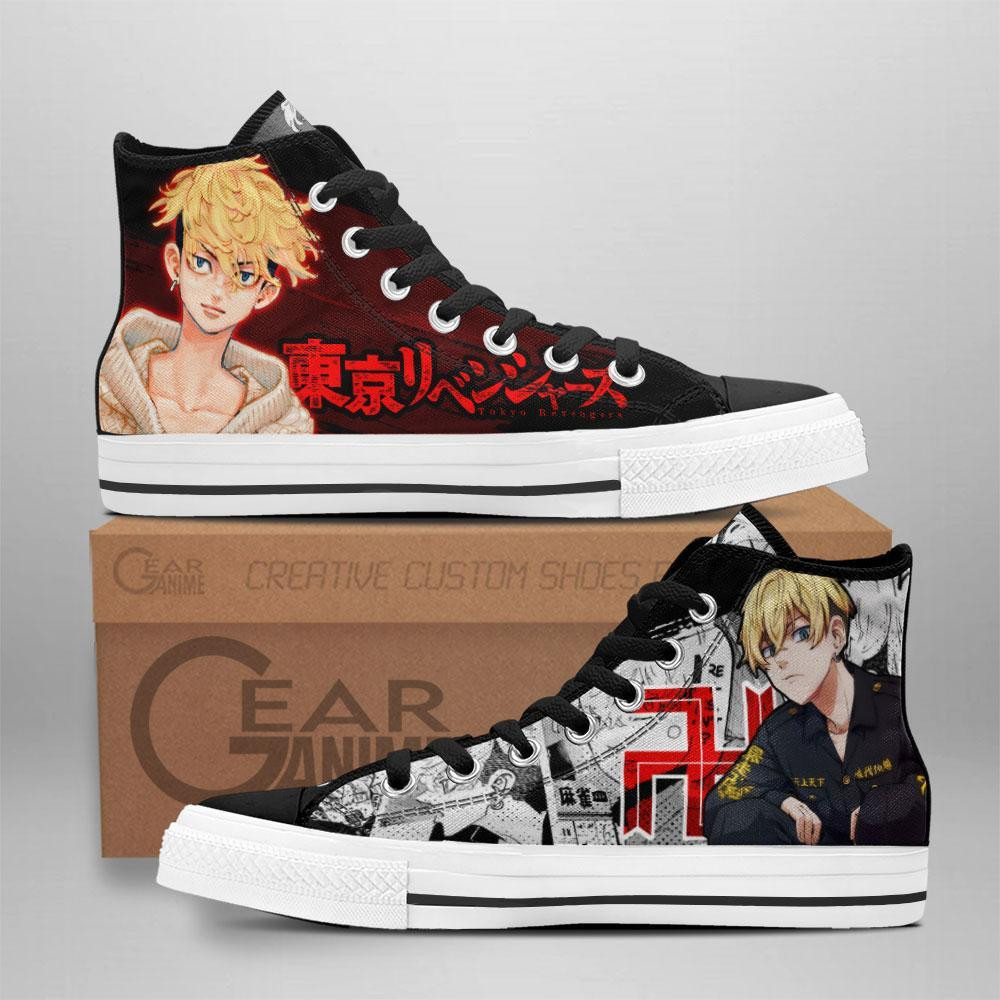 Chifuyu Matsuno Custom Anime High-Top Canvas Shoes TT1009