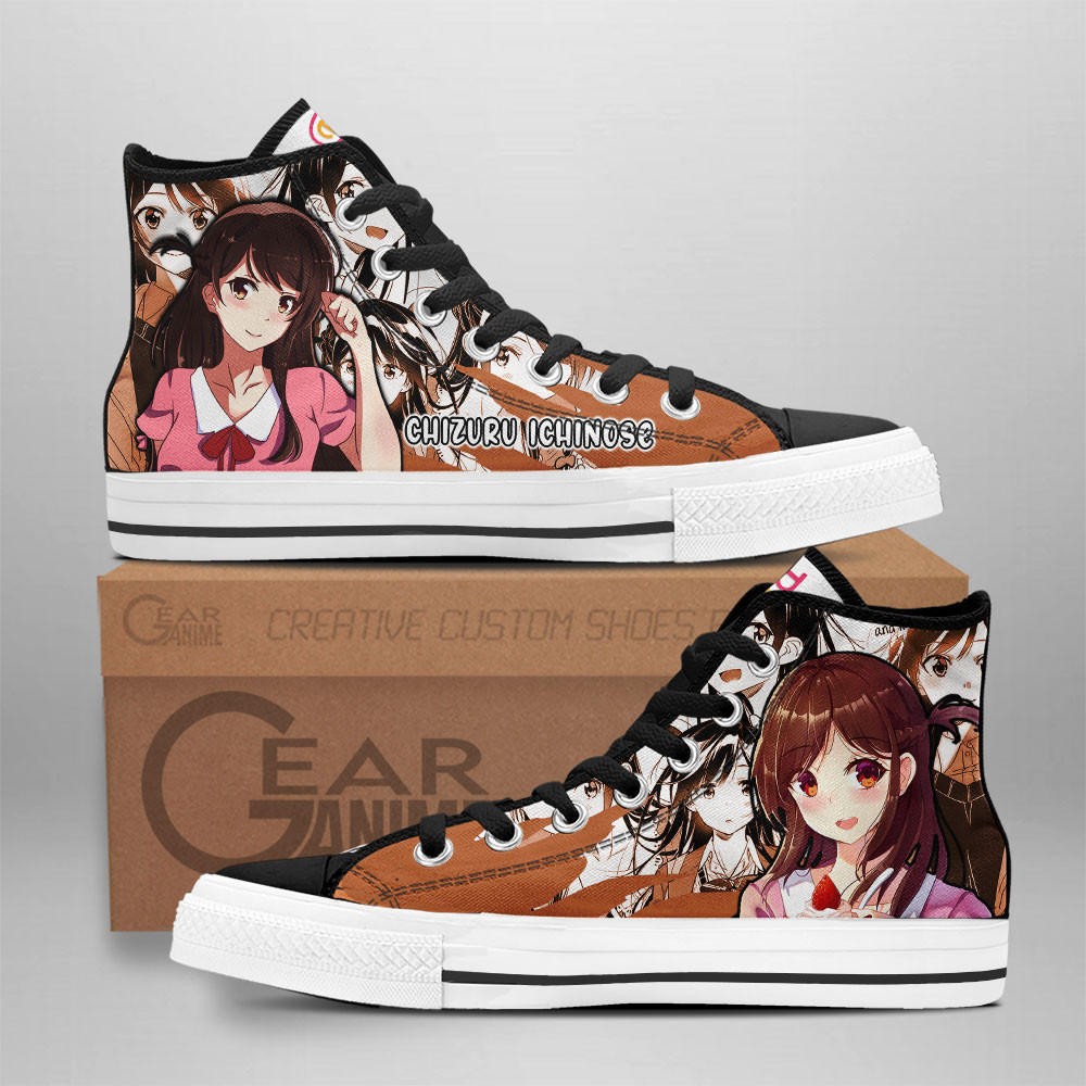 Chizuru Ichinose Custom Anime High-Top Canvas Shoes NTT091