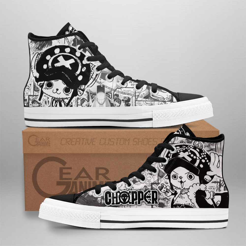 Chopper Custom Anime High-Top Canvas Shoes