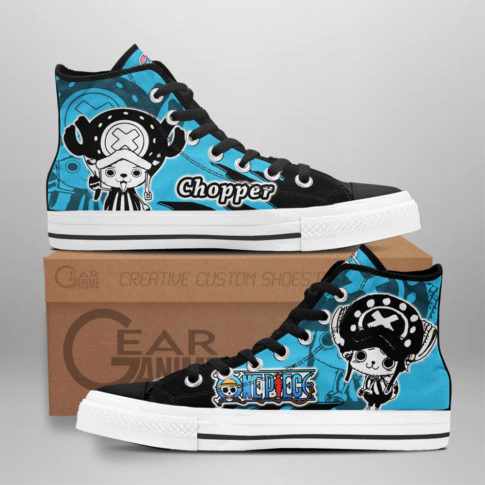 Chopper Custom Anime High-Top Canvas Shoes