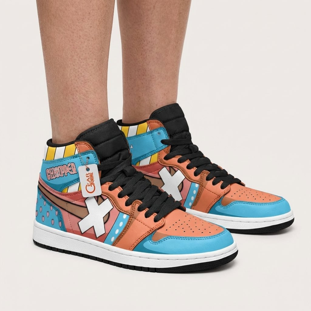 Chopper Custom Anime High-Top Leather Sneakers After Timeskip