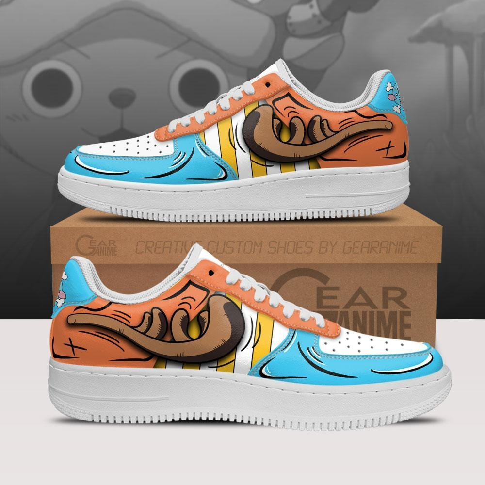 Chopper Horn Custom Anime Low-Top Leather Sneakers