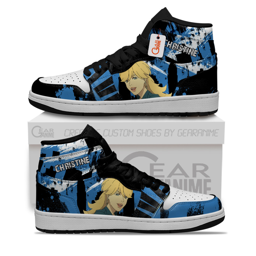 Christine Custom Anime High-Top Leather Sneakers