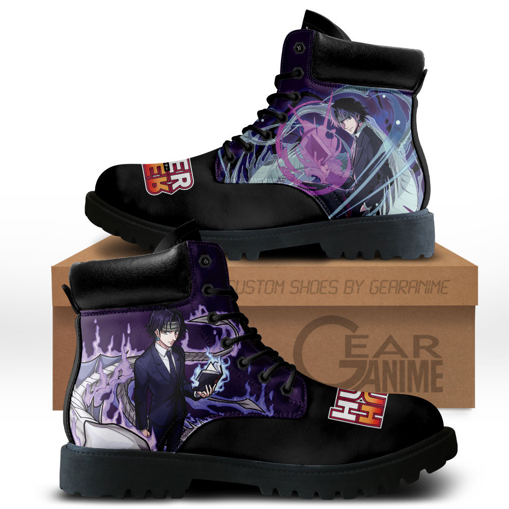 Chrollo Lucilfer Custom Anime Combat Boots MV0512