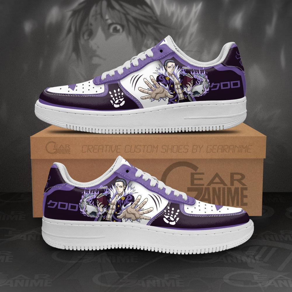 Chrollo Lucilfer Custom Anime Low-Top Leather Sneakers