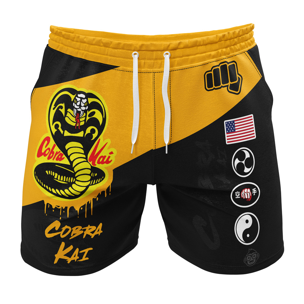 Cobra Kai Karate Kid Gym Shorts