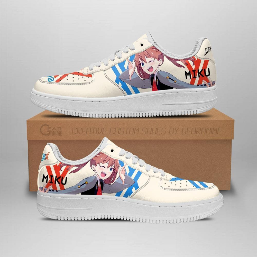 Code 390 Miku Custom Anime Low-Top Leather Sneakers