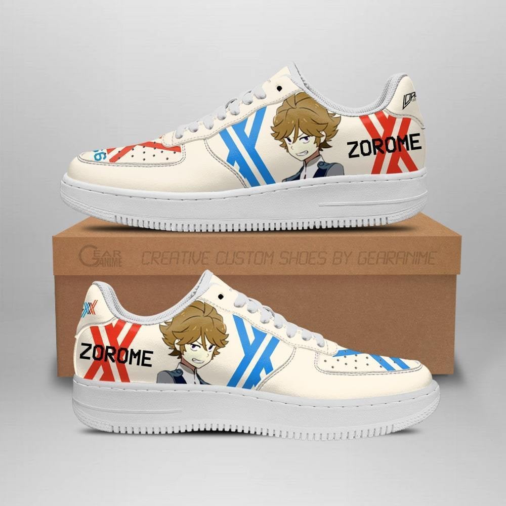 Code 666 Zorome Custom Anime Low-Top Leather Sneakers