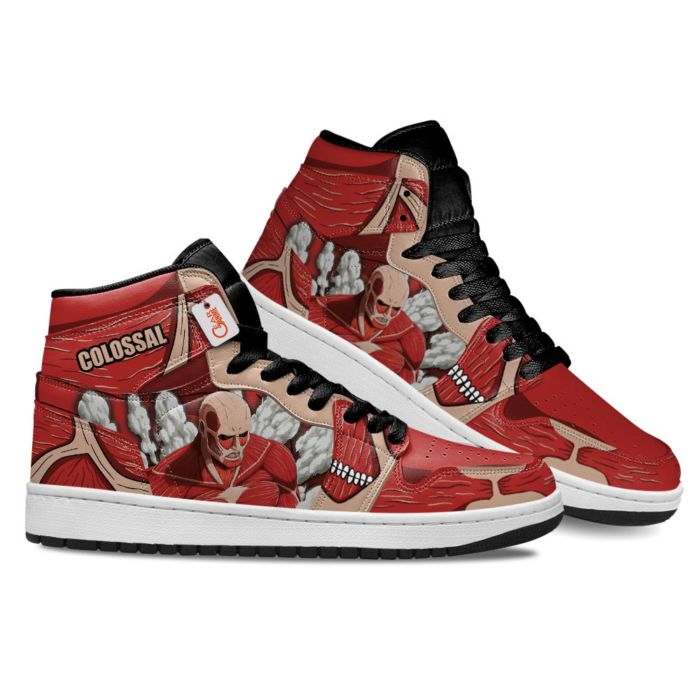 Colossal Titan High-Top Leather Sneakers Custom Name