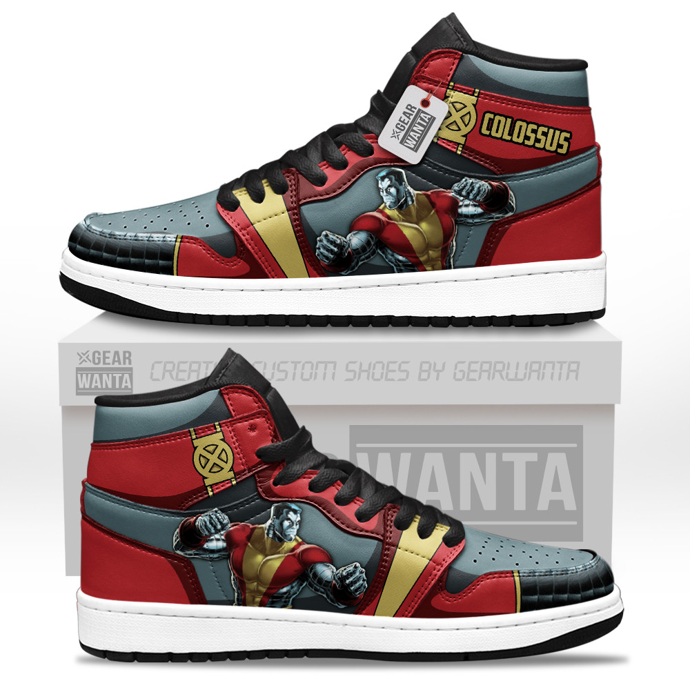 Colossus High-Top Leather Sneakers Name For Movies Fans