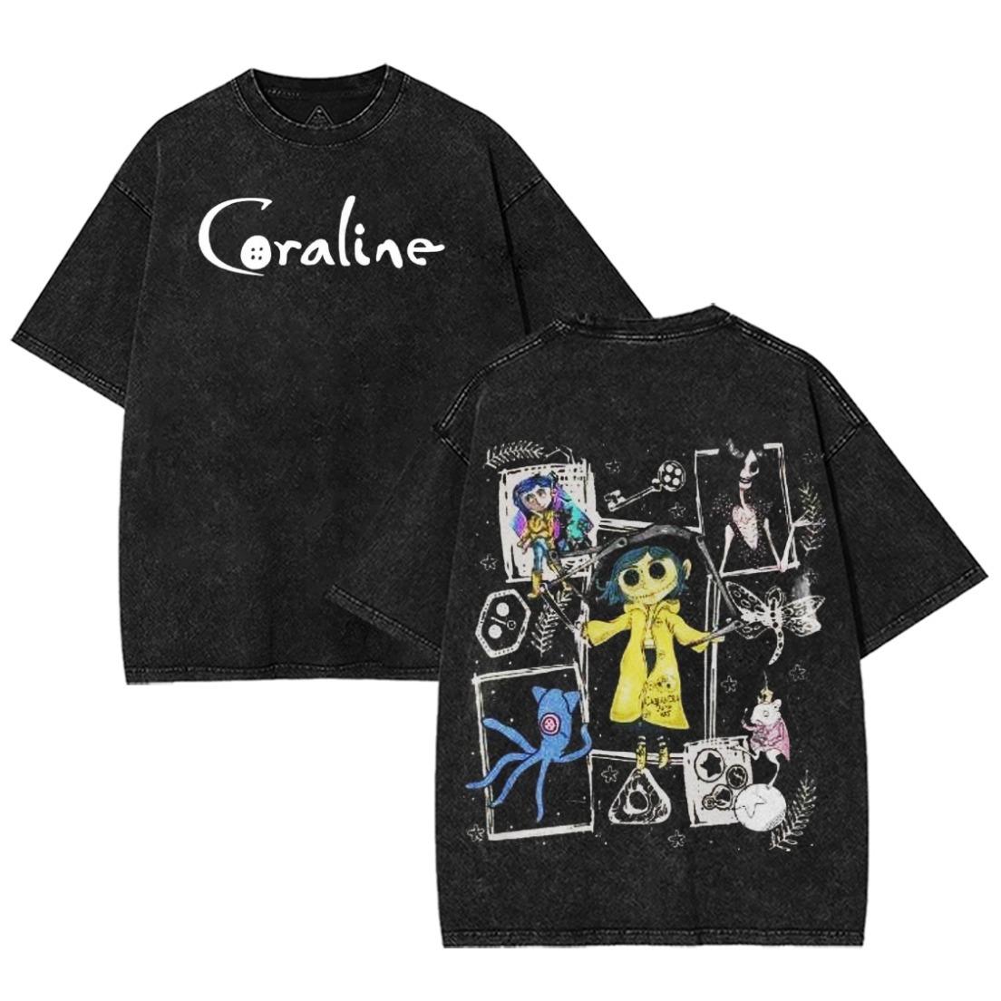 Coraline Movie Horror Halloween Shirts VRS 02
