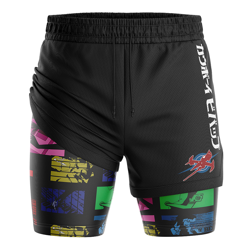 Cowboy Bebop 2-in-1 Performance Shorts