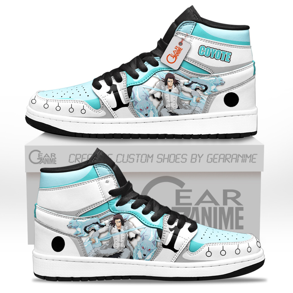 Coyote Starrk High-Top Leather Sneakers Custom Name