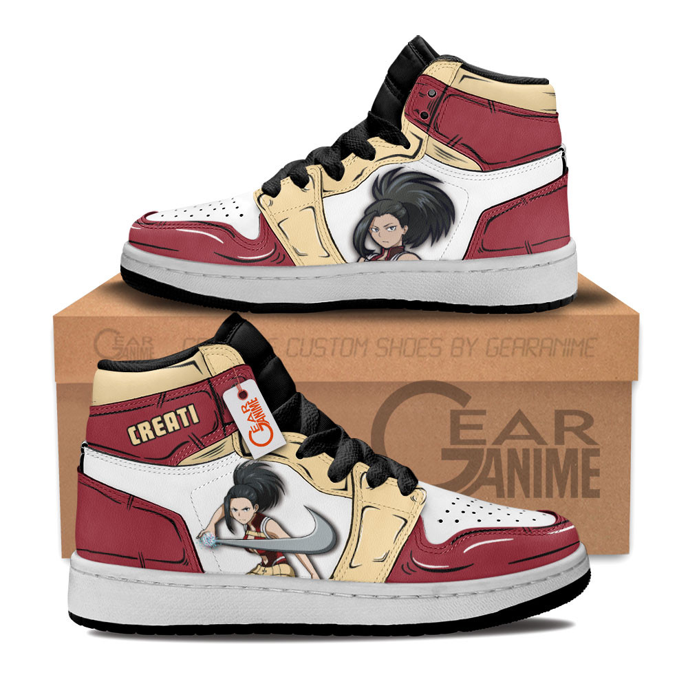 Creati Custom Anime Kids High-Top Leather Sneakers Personalized