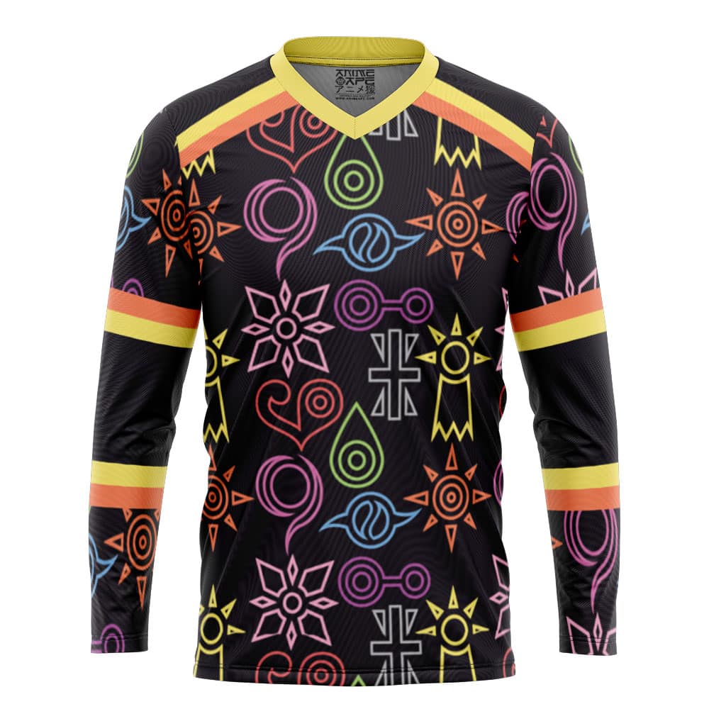 Crest Symbols Digimon Hockey Jersey