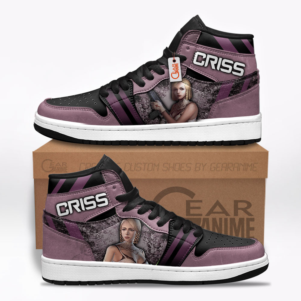 Criss Custom Gaming High-Top Leather Sneakers Game C.S Skins