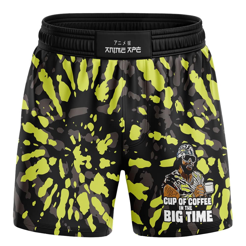 Cup of Coffee in the Big Time Randy Savage BJJ MMA Fight Shorts