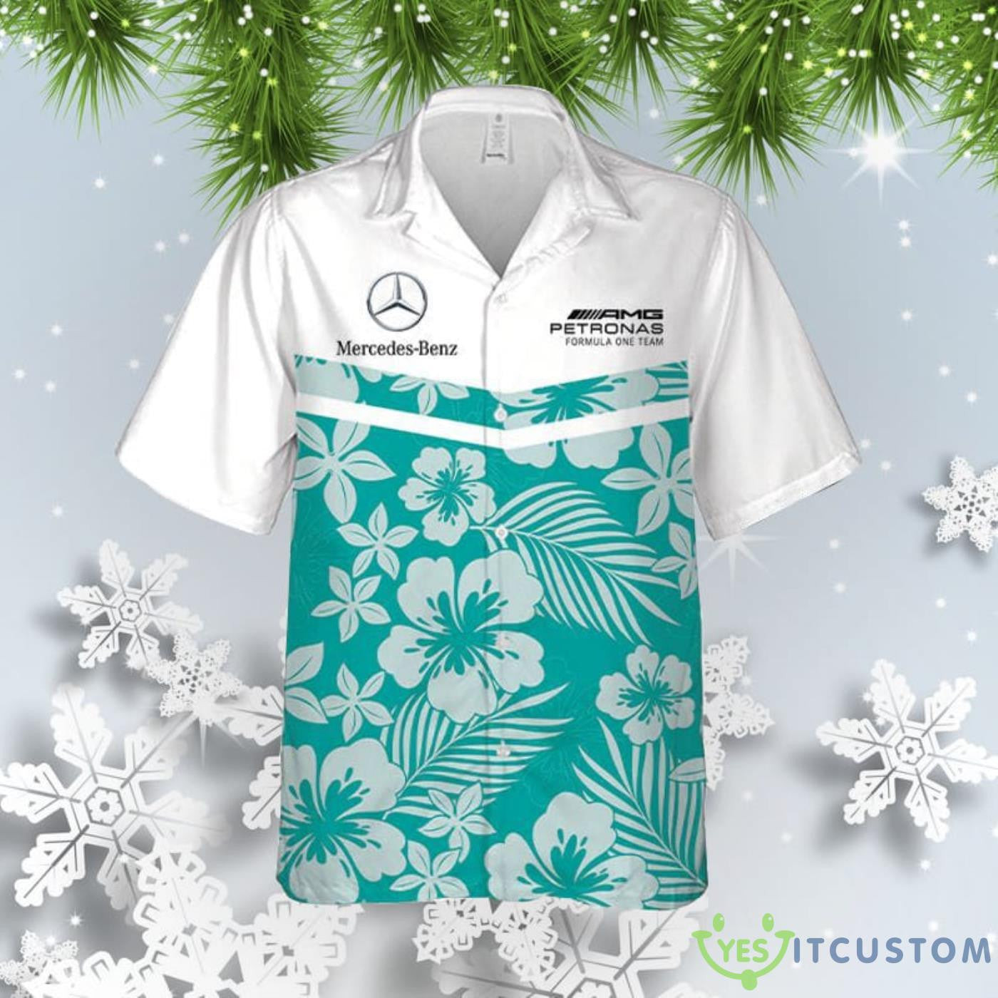 Custom Mercedes 100th Anniversary 1926-2026 Hawaiian Shirt Mercedes AMG Clothes Gift For Him