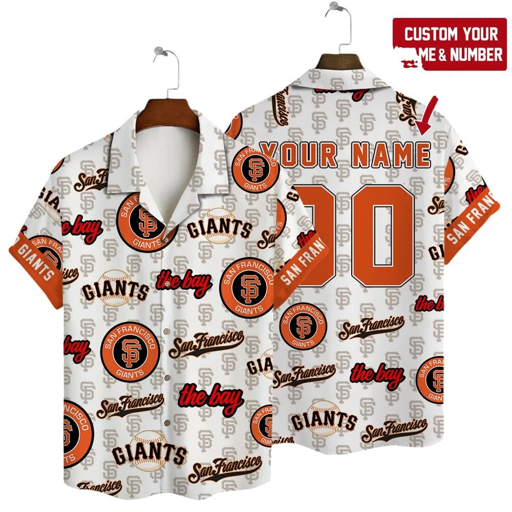 Custom San Francisco Giants Bay Pride Hawaiian Shirt MLB Apparel Gift For Teammate
