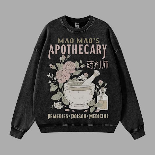 Cute Apothecary Poisons Vintage Washed Graphic Tee Unisex Heavyweight 'TTT'