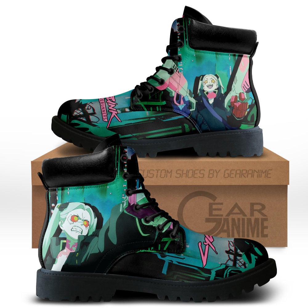 Cyberpunk Rebecca Custom Anime Combat Boots MV2811