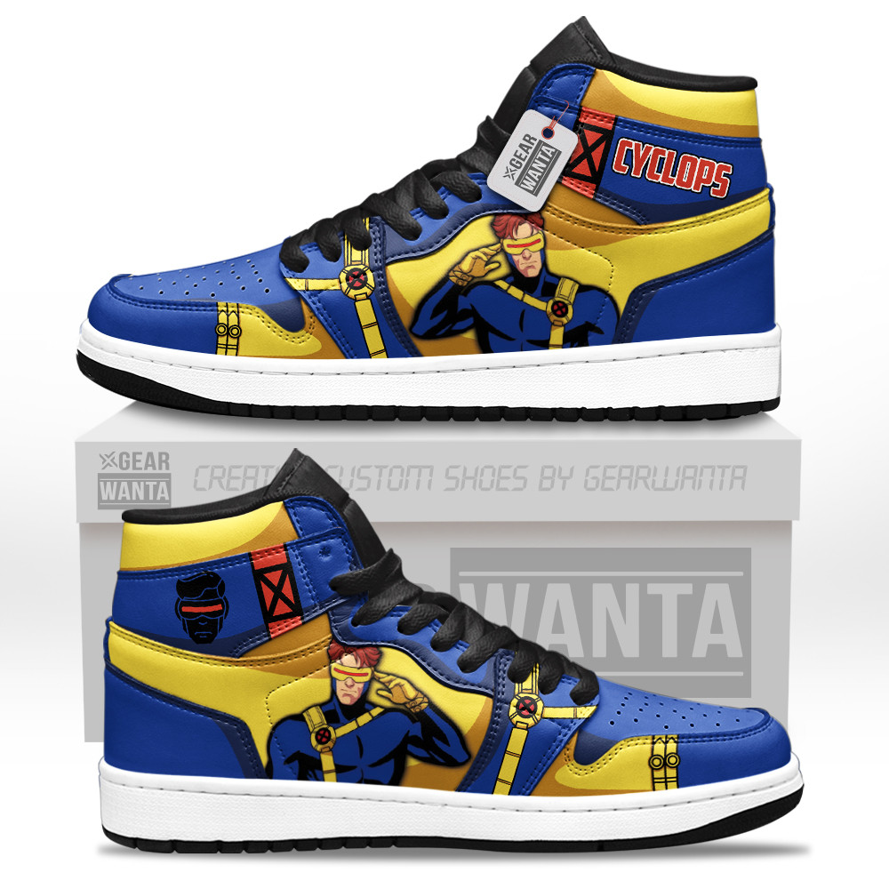Cyclops High-Top Leather Sneakers Name For Movies Fans