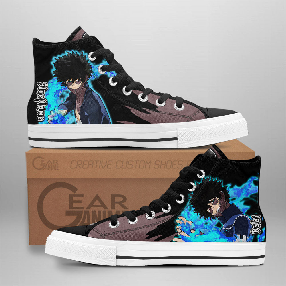 Dabi Custom Anime High-Top Canvas Shoes NTT291