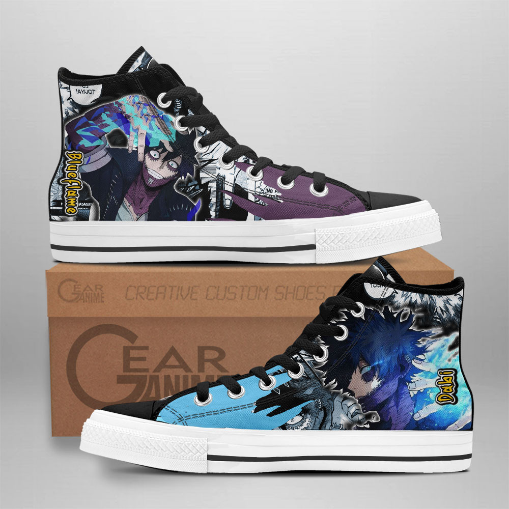Dabi Custom Anime High-Top Canvas Shoes NTT291