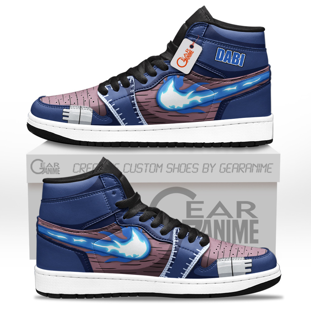 Dabi High-Top Leather Sneakers Custom Name