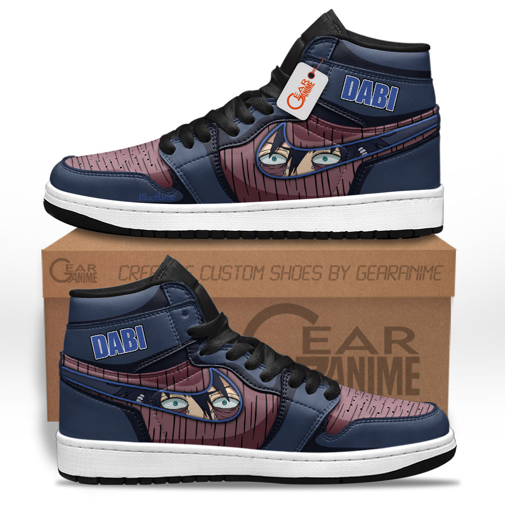 Dabi High-Top Leather Sneakers Custom Name