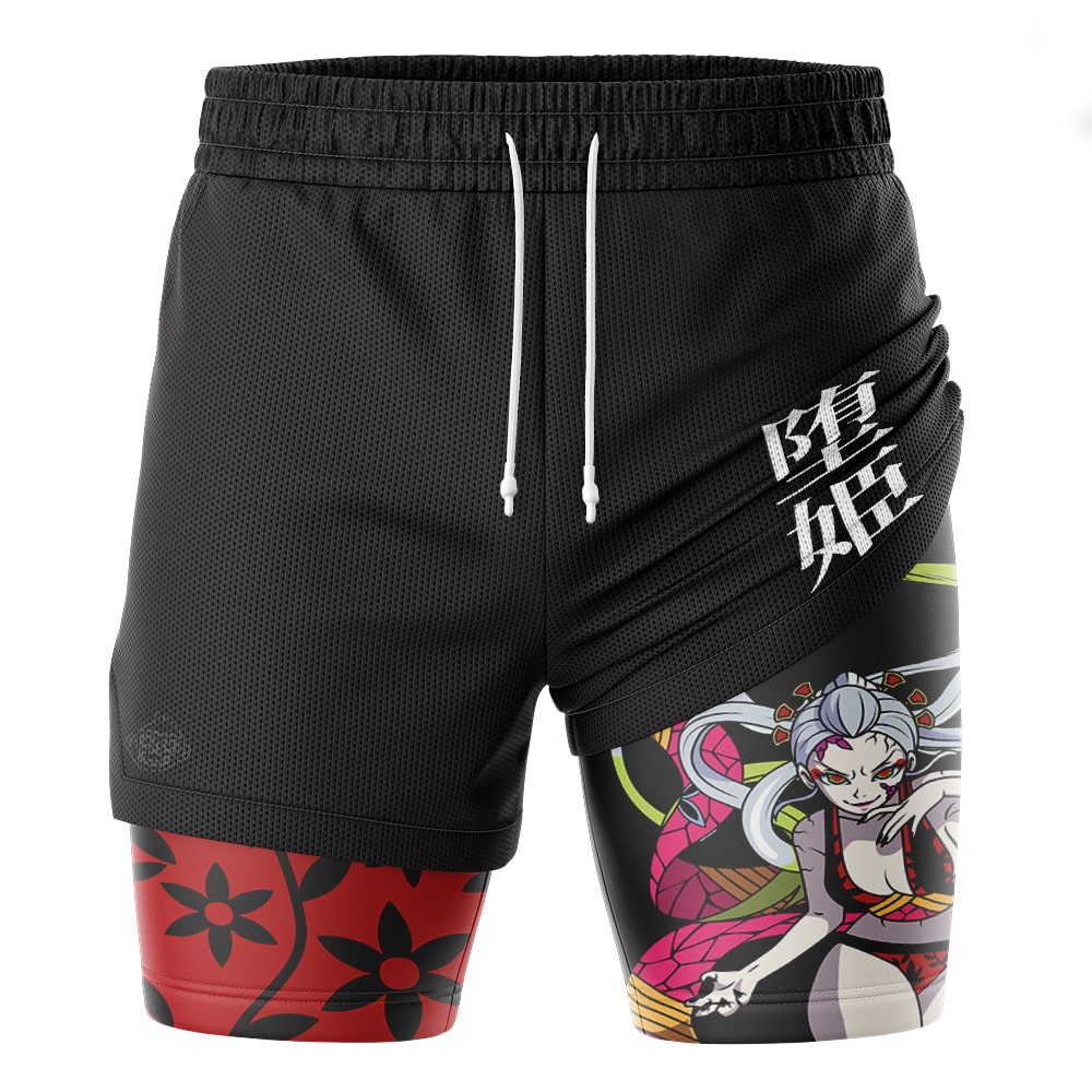 Daki Upper Moon Demon Slayer 2-in-1 Performance Shorts