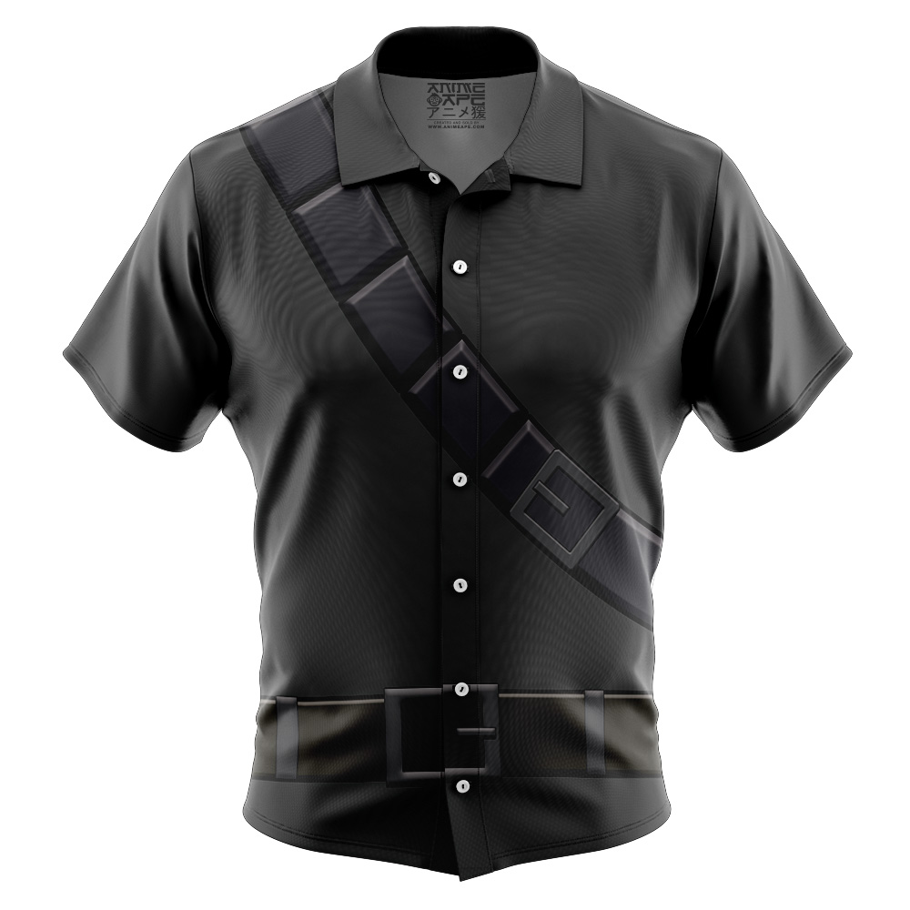 Dark Link Legend of Zelda Button Up Hawaiian Shirt