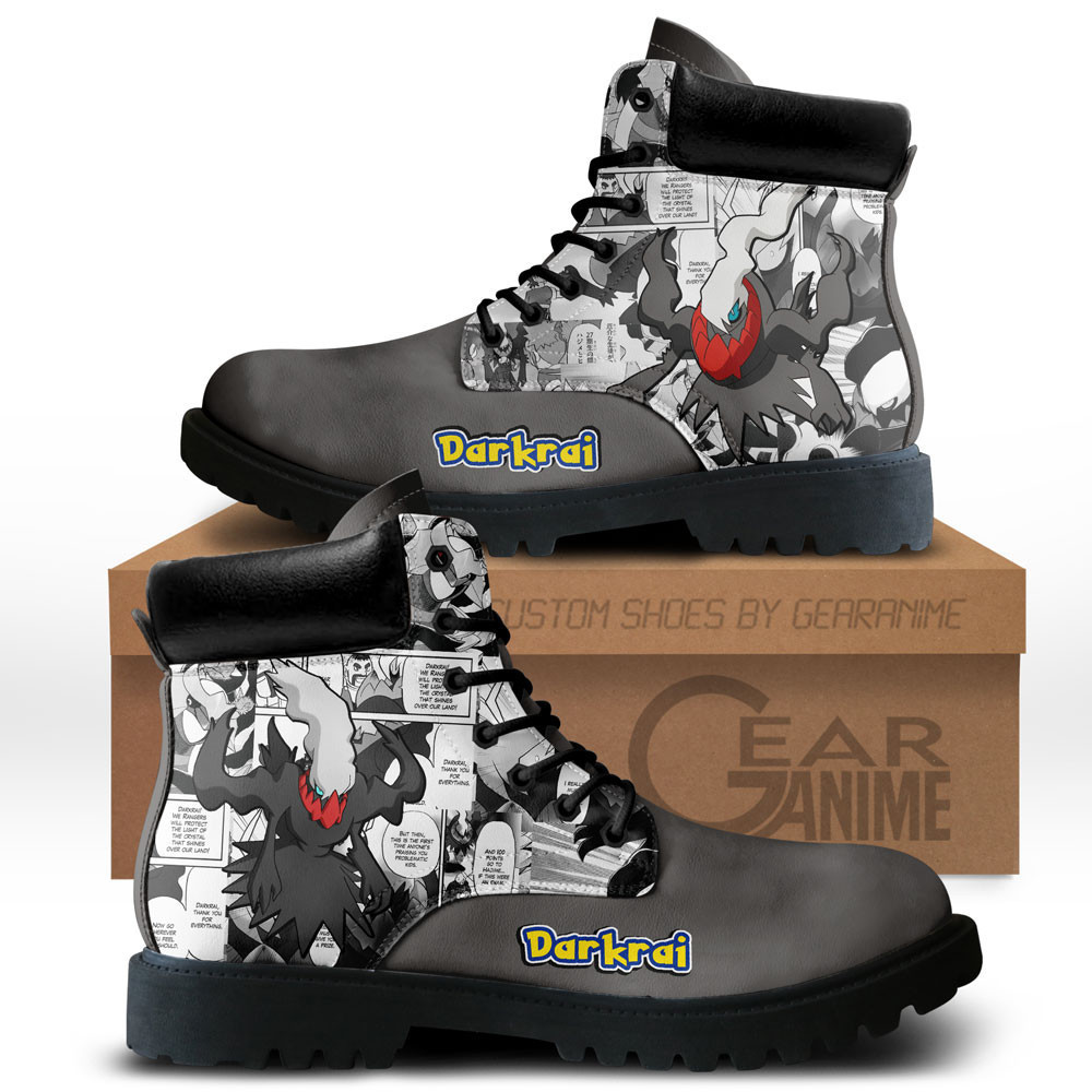 Darkrai Custom Anime Combat Boots NTT051