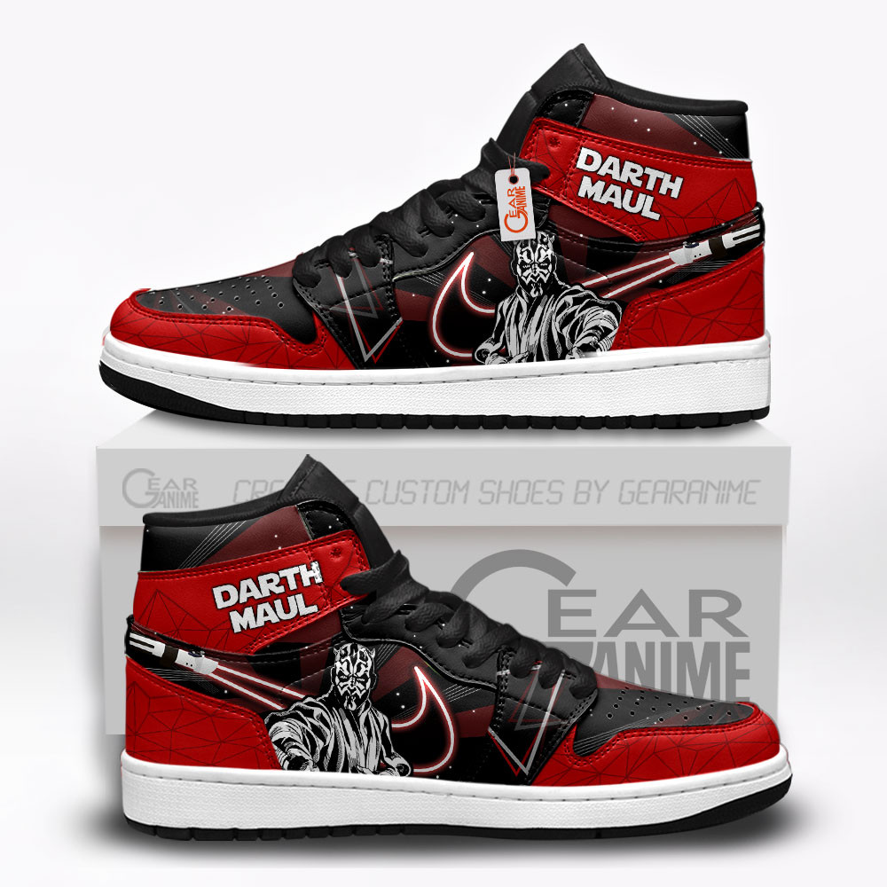 Darth Maul Custom Movie High-Top Leather Sneakers