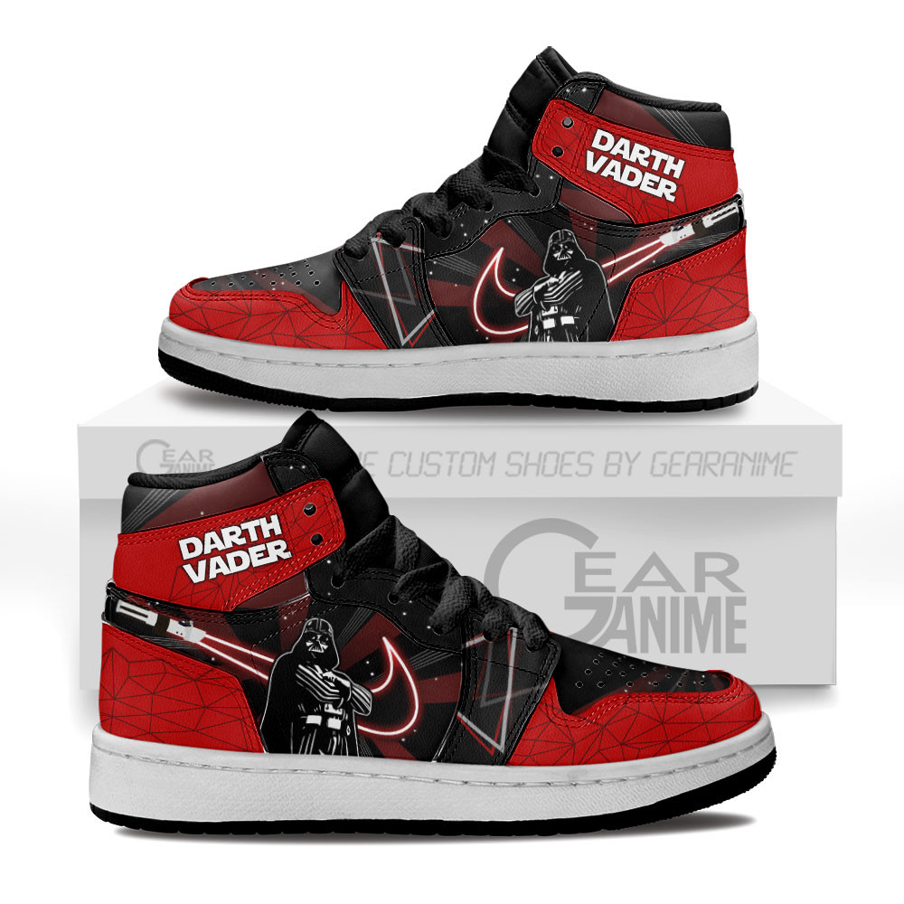 Darth Vader Kids High-Top Leather Sneakers Edition