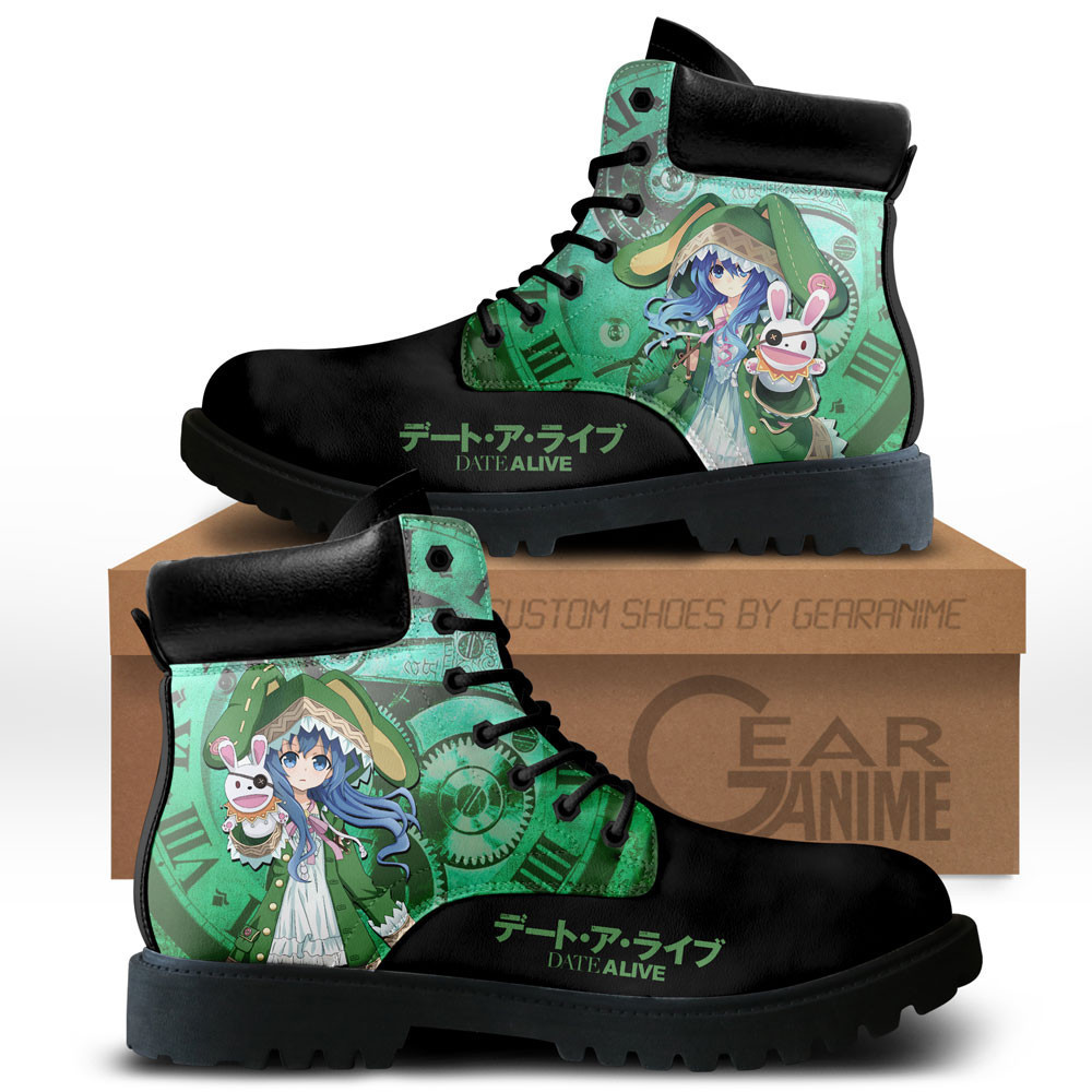 Date A Live Yoshino Custom Anime Combat Boots NTT281