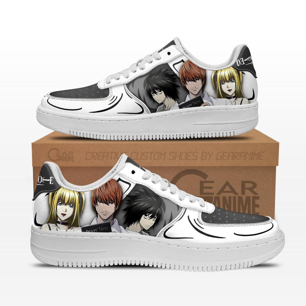 Death Note Custom Anime Low-Top Leather Sneakers