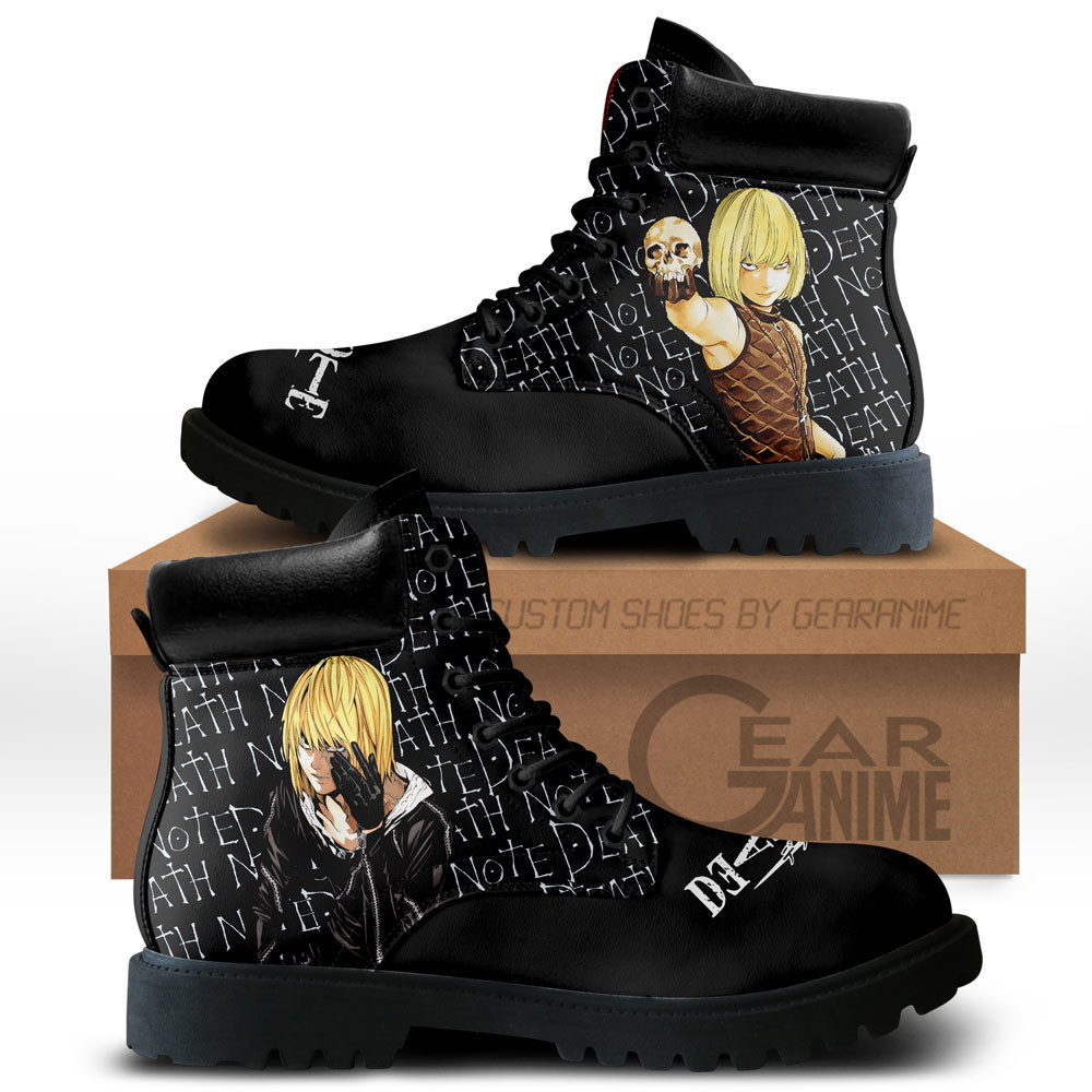 Death Note Mihael Keehl Custom Anime Combat Boots NTT071